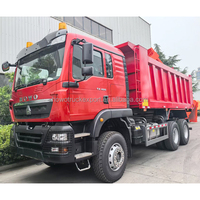 Nouveau camion à benne basculante lourd Sinotruk Howo Tx Euro 2 Diesel 6x4 Moteur Weichai Direction à gauche 380-430 CV 16M3