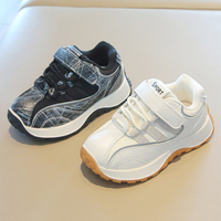 Chaussures de sport pour enfants en gros d'usine, à scratchs, légères, antidérapantes, semelle en caoutchouc, chaussures de course pour tout-petits, chaussures décontractées, OEM