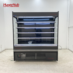 Vitrina Refrigerada con Cortina <span class=keywords><strong>de</strong></span> Aire, Luz LED, Logotipo Personalizado, Color Personalizado, Ventilador Oculto, Enfriamiento por Aire, Cortina Superior Extraíble, para Restaurante - Product Image 3