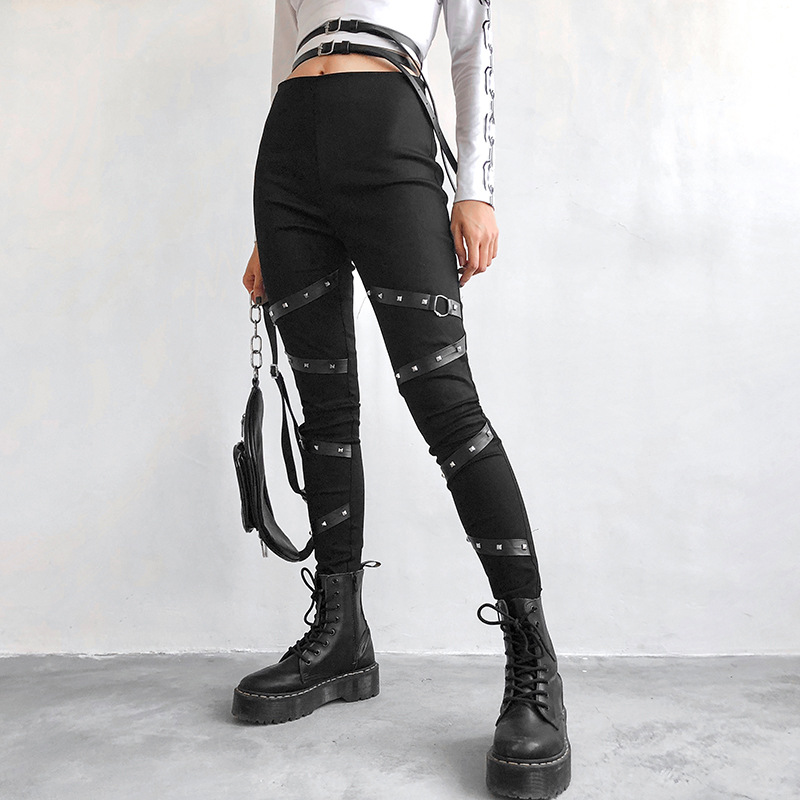 Encuentre el mejor fabricante de pantalones goticos mujer y pantalones  goticos mujer para el mercado de hablantes de spanish en alibaba.com
