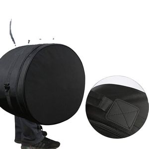 Free Sample New Product 1680D Black Durable Portable Dustproof Drum Bag Case <b>Bass</b> Drum Bag With Adjustable Shoulder <b>Strap</b> - Product Image 4