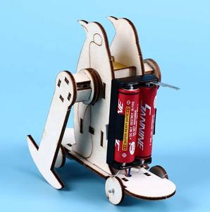 Los niños de la tecnología de producción pequeña eléctrica de pingüino juguetes Robot estudiante DIY científica experimento de física Material <span class=keywords><strong>juguete</strong></span> - Product Image 5