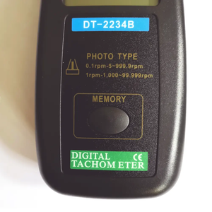 DT-2234B เครื่องวัดความเร็วรอบแบบดิจิตอลแบบไม่สัมผัส รุ่นดั้งเดิม เครื่องวัดความเร็วรอบแบบไม่สัมผัส วัดความเร็ว RMP - Product Image 3