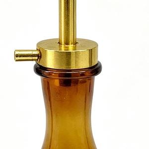 Base de Vidrio Ámbar para Hookah, Soporte Metálico, Accesorio de Repuesto para Pipa de Agua - Product Image 4