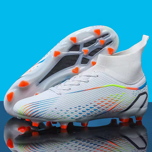 Zapatos de Fútbol de Caña Alta, Botas de Fútbol para Deportes al Aire Libre, Entrenamiento al Aire Libre, Alta Calidad, Unisex, para Adolescentes y Niños - Product Image 2