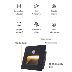 Lumière d'escalier LED automatique à détecteur de mouvement, éclairage intérieur sans recharge pour l'illumination et la décoration des escaliers domestiques - Product Image 3
