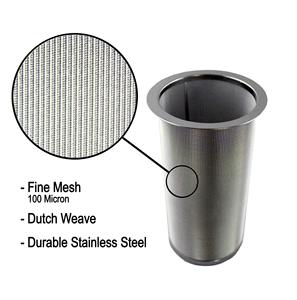 Cafetera de preparación fría de 64 OZ con filtro de acero inoxidable para café helado, té y limonada, tarro de albañil de boca ancha a prueba de fugas - Product Image 4