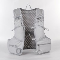 Sac à dos gilet unisexe en nylon ultra-léger et respirant, réfléchissant, avec poche d'hydratation, idéal pour la course, le cyclisme, les sports et les activités de plein air