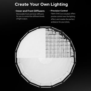 <span class=keywords><strong>Godox</strong></span> S85T 85cm/33.5in Boîte à lumière parapluie à déclenchement rapide professionnelle pliable - Product Image 3