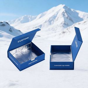 Boîte à clapet de luxe personnalisée |   Emballage cadeau de lingerie en satin de soie magnétique - Product Image 2