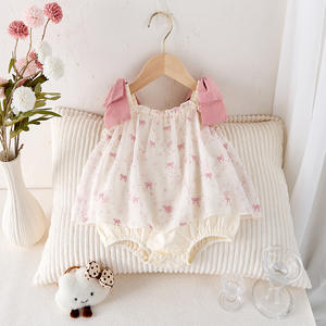 Angou Tutina in Cotone con Grafica Personalizzata, Dolce Abbigliamento Estivo per Neonati e Bambini, Canottiera per Bambine - Product Image 2