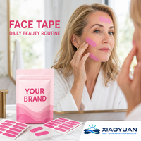 Bande de kinésiologie personnalisée en coton hypoallergénique pour lifting du visage, anti-rides et raffermissement de la peau, directement de l'usine
