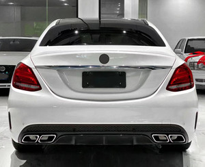 Chất Lượng Cao Cơ Thể Kit Mới Chuyển Đổi Cho Mercedes C-Class W205 2015 2018 Nâng Cấp Để W206 AMG C63 Với Mui Xe Fender Bumper Lưới Tản Nhiệt - Product Image 4