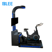 BLEE Vélo de spinning VR à succès avec système de mouvement avancé, simulateur de réalité virtuelle de niveau parc d'attractions pour centre commercial