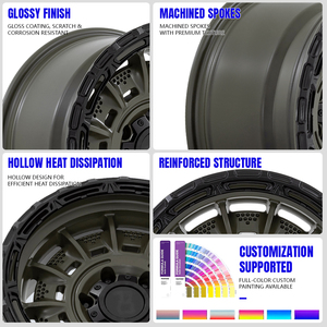 Rines Personalizados para Auto Todoterreno F-150, Aleación de Aluminio Forjado, Mecanizado CNC, Cóncavos Profundos, 18-30 Pulgadas, 8x170/180 PCD, Ligeros y Pulidos - Product Image 3