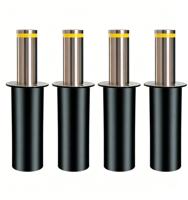 Poteau de sécurité télescopique automatique robuste en acier inoxydable 304 XZL pour parking commercial