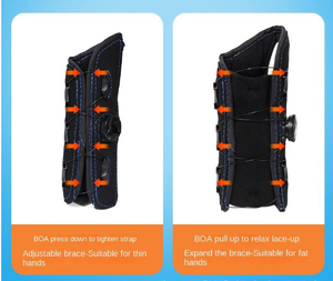 Custom Logo Orthopedic Arm Stabilizer Wrist Thumb <strong>Splint</strong> Breathable Composite Fabric Wrist Brace Adjustment Feature Wrist Wrap - Product Image 2