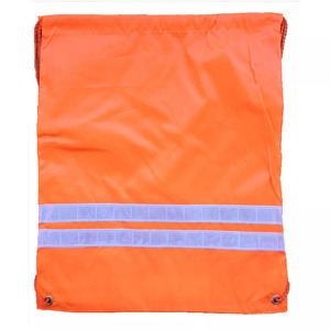 Original Factory Ripstop Polyester <b>Shopping</b> <b>Bag</b> Draw <b>String</b> Hi-vis Safety Backpack Custom Promotional Running Drawstring <b>Bag</b> - Product Image 1