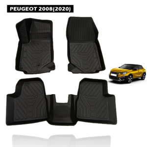 Tappetini Auto in TPE Ecologico Compatibili Modello Best Seller, Accessori Interni Auto di Livello OEM per <span class=keywords><strong>PEUGEOT</strong></span> <span class=keywords><strong>2008</strong></span> 2020 - Product Image 1