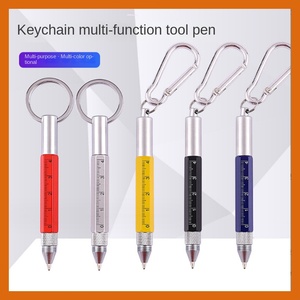 ปากกาลูกลื่นอเนกประสงค์ขนาดเล็กพร้อมไขควงและพวงกุญแจสำหรับ <span class=keywords><strong>iPhone</strong></span> iPad ขนาดหัวเขียน 0.5 มม. ตัวเครื่องโลหะ - Product Image 4