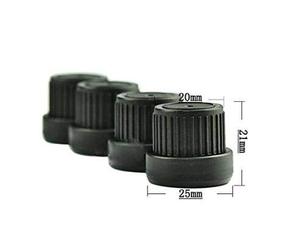 Flacons en verre ambré vides de 10 ml avec compte-gouttes Euro et bouchon noir inviolable pour crème visage et contour des yeux - Product Image 5