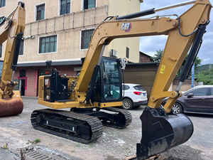 Excavadora de cadenas CAT307 usada en buen estado, modelo 2022, 7 toneladas, motor y caja de cambios, oferta especial con informe. - Product Image 3
