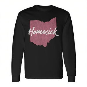 Camiseta de manga larga Homesick Native Ohio State con diseño Missing Home State - Product Image 2