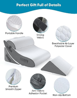 Zurück lesen Keil Bett kissen, Memory Foam Anti Schnarchen Keil Bett kissen, Dreieck Bett Keil Kissen
