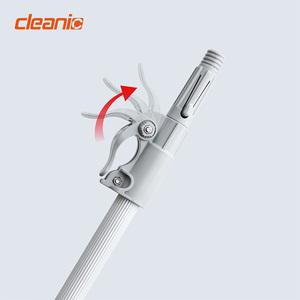 带聚丙烯手柄的可调3节铝制伸缩延伸窗清洁刮刀杆商用清洁工具 - Product Image 3