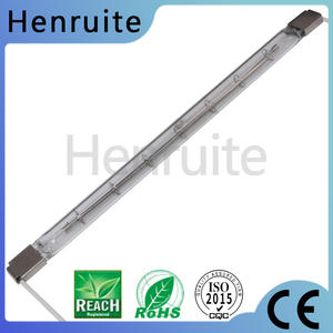 Pemanas inframerah Halogen gelombang pendek, pemanas kertas klip U untuk industri kertas dinding kaca kuarsa IR <span class=keywords><strong>1600W</strong></span> 240V 430mm - Product Image 2