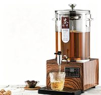 Distributeur de jus multifonctionnel commercial 10L/20L/30L, machine à thé intelligente améliorée avec filtre en acier inoxydable, prise UK, pour comptoir