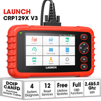 Escáner de Diagnóstico de Vehículos OBD2 Profesional Launch Creader CRP129X 3.0 con Todas las Funciones OBD y 12 Funciones Especiales para Automóviles