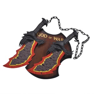 Répliques de lames de <span class=keywords><strong>Chaos</strong></span> de Kratos en acier inoxydable, ensemble de 17 épées décoratives du jeu God <span class=keywords><strong>of</strong></span> War (GOW) - Product Image 3