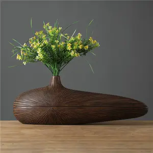 Desain unik hotel dekorasi rumah meja vas Nordik dekorasi vas bunga buatan tangan