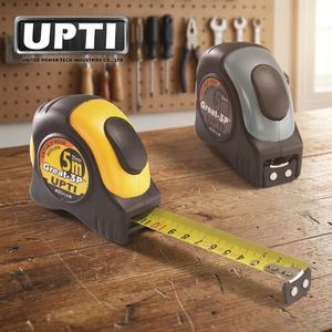 UPTI Taiwan Made High Quality Metric Steel Manual Lock <b>Measuring</b> <b>Tape</b> 8m Length 0.12mm Blade Thickness Ergonomic Design High - Product Image 3