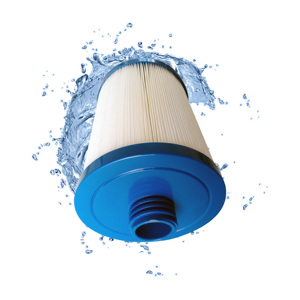 Filtre à cartouche plissé pour piscine, papier micronisé pour spa, pour filtre antibactérien, réutilisable après lavage - Product Image 1