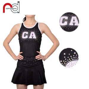 最新デザインキッズ応援コスチュームラインストーン昇華トレーニングギアカスタム応援練習服 - Product Image 5