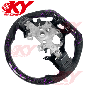 Volante de Fibra de Carbono Forjado con Calefacción y Levas, con Empuñaduras de Cuero Perforado, para Dodge RAM 1500 2500 3500 TRX 2010-2024 - Product Image 3