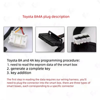 Câble intelligent pour connecteur 4A 8A BA pour Lexus 16 broches OBD 3 en 1 TOY30 pour Autel OBDSTAR K518 Xhorse Key Tool Plus