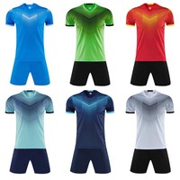 Tenue de football et de gymnastique unisexe pour adulte – Ensemble maillot à manches courtes en polyester pour compétition et entraînement