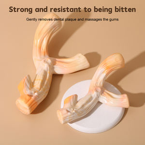 Juguete Masticable Resistente <span class=keywords><strong>para</strong></span> <span class=keywords><strong>Perros</strong></span> Mordedores Agresivos, Palo <span class=keywords><strong>de</strong></span> Dentición Grande y Resistente <span class=keywords><strong>de</strong></span> Nailon y Goma con Sabor, Juguete <span class=keywords><strong>de</strong></span> Hueso <span class=keywords><strong>de</strong></span> Nailon - Product Image 4