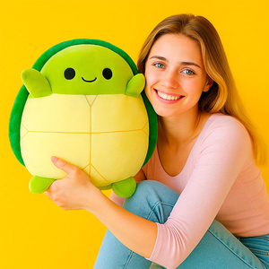 V420 Peluche de Tortuga de Ojos Grandes de 12 Pulgadas, <span class=keywords><strong>Original</strong></span> de Alta Calidad, Adorable Juguete de Peluche Suave, <span class=keywords><strong>Regalo</strong></span> <span class=keywords><strong>para</strong></span> Niños, Niñas y Familia - Product Image 4