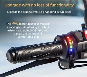 Poignées chauffantes universelles Kewig avec chargeur, poignées chauffantes pour <span class=keywords><strong>guidon</strong></span> <span class=keywords><strong>de</strong></span> moto, compatibles avec Harley, Honda, Kawasaki, Yamaha, Dirt Bike, ATV - Product Image 2