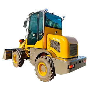 Pemuat Mini Multifungsi 1 ton traktor pertanian pengangkut roda kecil dengan mesin Euro5 EPA