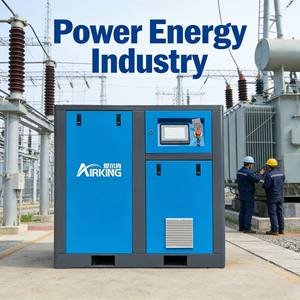 Compresseur d'air à aimant permanent Ariking haute efficacité 20HP 15KW 7-10Bar 2.0m3/min pour le traitement du verre - Product Image 6