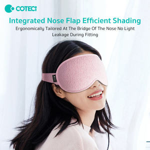 COTECi Sleep Best <span class=keywords><strong>Masque</strong></span> pour les yeux Top Rated Eyemask pour bien dormir Noir Réutilisable Yeux secs Voyage Blackout Somnolence Lumière <span class=keywords><strong>Masque</strong></span> pour les yeux - Product Image 4