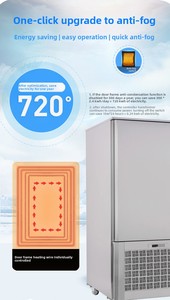 Congelador de Impacto de Alta Calidad con 15 Bandejas, Máquina de Congelación Rápida, Congelador Instantáneo para Gelato, Carne y Mariscos - Product Image 4