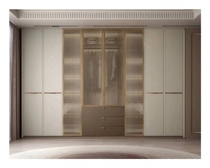 <span class=keywords><strong>Armario</strong></span> de Esquina de Lujo de Tablero de Partículas para Dormitorio, <span class=keywords><strong>Armario</strong></span> de Almacenamiento de Ropa, Venta Caliente - Product Image 5