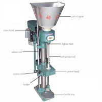 Machine semi-automatique d'insertion de bouchons de liège pour bouteilles de vin, à injection, très vendue