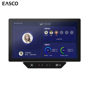 Terminal de Reconocimiento Facial y de Asistencia con Pantalla Táctil de 15.6 Pulgadas, Reconocimiento de Códigos <span class=keywords><strong>QR</strong></span>, con SDK y API Gratuitos para Oficina y Gimnasio - Product Image 1